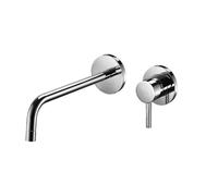 Paffoni Light - Grifo empotrado de lavabo, con cuerpo de montaje, 2 orificios, cromo LIG106CR70