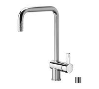 Paffoni Rock - Grifo de fregadero, acero inoxidable RO980ST