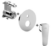 Paffoni Sly - Grifo empotrado para 2 dispositivos, cromo SYBOX015CR