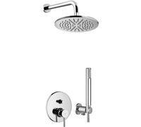 Paffoni Stick conjunto de ducha empotrado con rociador con efecto lluvia cromo SK015ZSC3A