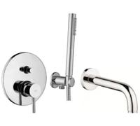 Paffoni Stick grifo de bañera y ducha empotrado cromo SK015ZWW