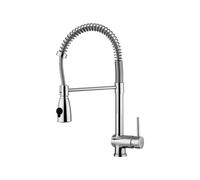 Paffoni Stick - Grifo de fregadero con brazo flexible, cromo SK178CR