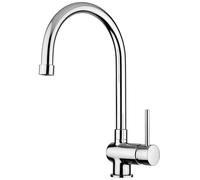 Paffoni Stick - Grifo de fregadero con ducha extraíble, cromo SK185CR
