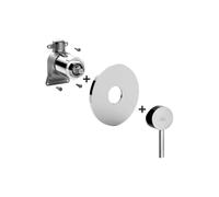 Paffoni Stick - Grifo empotrado para 1 dispositivo, cromo SKBOX010CR