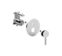 Paffoni Stick - Grifo empotrado para 2 dispositivos, cromo SKBOX015CR