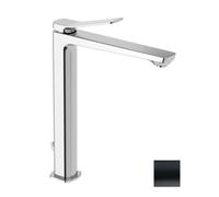 Paffoni Tilt - Grifo de lavabo, con desagüe, negro mate TI085NO