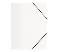 Pagna 21613-02 - Carpeta con gomas (polipropileno, 3 solapas, A4), color blanco