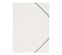 Pagna 21638 - 02 - Carpeta con goma PP 3 solapas, A3 color blanco