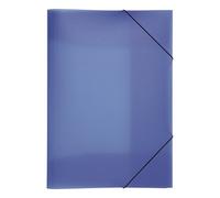 PAGNA Carpeta 21638-07, tamaño A3, con goma elástica y 3 solapas interiores, azul oscuro