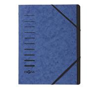 Pagna Carpeta clasificadora, 7 compartimentos, color azul 7-teilig