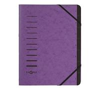 PAGNA Carpeta clasificadora - 7 compartimentos - color berenjena