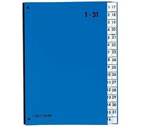 PaGNA classeur à soufflet 1-31 paGNA 24329-02 bleu (couleur 32 pièces