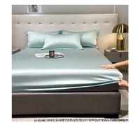 PAHION Sábana Ajustable 60s Tencel Lyocell Queen Size Sedosa Suave Refrescante Bolsillo Profundo 30cm Tejido Satinado Cubierta Inferior 1 Pieza Solo Disponible Twin X-Long Twin Full King Cal King