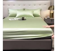 PAHION Sábana Ajustable 60s Tencel Lyocell Queen Size Sedosa Suave Refrescante Bolsillo Profundo 30cm Tejido Satinado Cubierta Inferior 1 Pieza Solo Disponible Twin X-Long Twin Full King Cal King