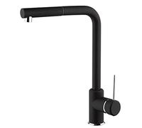 Paini Miscelatore 78YO591A90A9 con doccetta estraibile - Grifo monomando, color negro mate