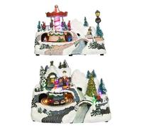Paisaje Navideño Kaemingk 481246 Pueblo Invernal ASORTIDO