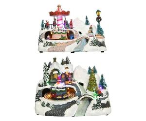 Paisaje Navideño Kaemingk 481246 Pueblo Invernal ASORTIDO