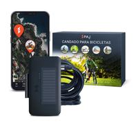 PAJ GPS Candado GPS para Bicicleta y E-Bike 4G | Localizador Antirrobo, Seguimiento en Tiempo Real, Geovalla, Apertura NFC, Carga Solar