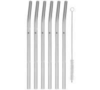 Pajitas para beber, 24 cm, juego de 6 piezas, con cepillo, WMF