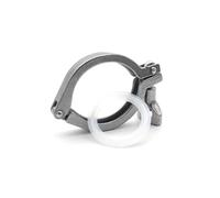 PAJPXPCD 1 pieza Tri abrazadera 0,75 "304 accesorios de tubería de acero inoxidable 34mm con junta de silicona