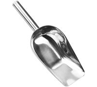 Pala de Hielo Cuchara para Hielo de Acero Inoxidable Pala para Cubitos de Hielo Pala Cucharón de Cocina y Bar de Fondo Plano Prueba de Fugas para Alimentos de Caramelos Cubitos Hielo Dulce Buffet