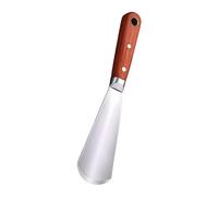 Pala de jardín, paleta de mano de acero inoxidable, herramientas de jardinería con mango de madera, herramienta de jardín robusta, excavar plantas, maceta, aflojar la tierra (23,8 x 12,5 cm)