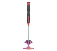 Pala para cebo de pesca Pala para cebo de camarones de acero inoxidable con cabezal plegable para pesca en el mar, pesca en roca, diseño ergonómico duradero, drenaje de agua (Mango rojo)