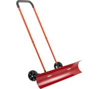 Pala para nieve VEVOR con ruedas, quitanieves de 955 mm con cuchilla bidireccional, mango ajustable de 90°, quitanieves de plástico, arado para nieve, palas para limpiar la entrada de la casa