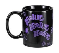 Paladone Beetlejuice - Taza que cambia el calor, producto oficial, regalo perfecto para los fanáticos de las películas de terror retro, vasos de cerámica nostálgicos, taza de coleccionistas de