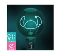 Paladone - bombilla led de neón decorativa e27 de stitch con licencia