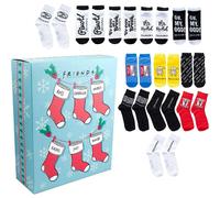 Paladone Calendario de Adviento Belleza Friends 12 Días de Productos de Baño y Cuerpo - Calcetines Unisex Inspirados en Friends