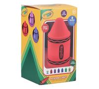 Paladone Crayola - Luz recargable de silicona - Lámpara multicolor con forma de crayón con licencia oficial, ideal para mesita de noche de niños, aulas y guarderías