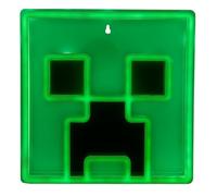 Paladone Creeper - Luz LED icónica para montaje en pared, con licencia oficial de Minecraft, decoración de habitación para niños y niñas, luz nocturna para jugadores en verde vibrante