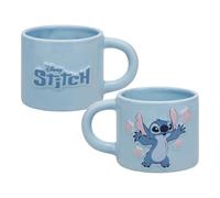 Paladone Disney Lilo & Stitch Mug, Taza de Café de Cerámica Grande de 400ml con Licencia Oficial de Azul Pastel para Té y Chocolate Caliente, Mercancía para Fanáticos del Cine