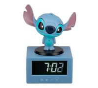 Paladone Reloj despertador digital Stitch (Lilo & Stitch) – luz nocturna, música – Licencia oficial