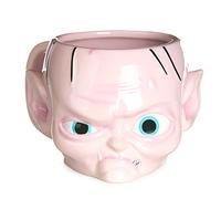 Paladone Gollum - Taza con licencia oficial del Señor de los Anillos y el Hobbit Merchandising, Dolomite (Gollum Shaped Mug)