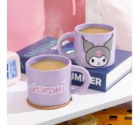 Paladone Taza Kuromi de cerámica morada 400 ml – Licencia oficial