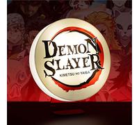 Paladone Lámpara con el Logotipo de Demon Slayer, Luz Decorativa de Pie o de Pared Kimetsu No Yaiba
