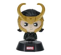 Paladone - Lámpara de colección Icon Marvel Avengers Loki PP7986MC para fans de cómics y decoración de estantes, alimentada por baterías AAA, diseño auténtico del universo Marvel, altura 11 cm