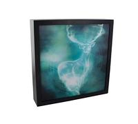 Paladone Lámpara de luz Oficial de Harry Potter Patronus | Luz Nocturna de ilusión óptica y lámpara de Lona | Ideal para niños, Dormitorio, Oficina y hogar | LED de Doble alimentación USB o batería