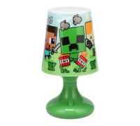 Paladone - Lámpara de mesa con cambio de color de Minecraft, luz de noche LED RGB con licencia oficial para niños y gamers, merchandising de cultura pop y gaming