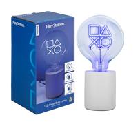 Paladone - Lámpara de neón LED decorativa con iconos de PlayStation - Bombilla de vidrio E27, regalo para gamers con licencia oficial de Sony, para decoración de dormitorio, hogar y sala de gaming