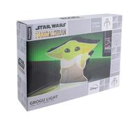 Paladone - Lámpara decorativa Box PP10246MAN de The Mandalorian con The Child, luz cálida para habitación infantil o salón, diseño coleccionable Star Wars, función iluminación y decoración, tamaño com