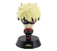 Paladone - Lámpara decorativa My Hero Academia Katsuki Bakugo PP6618MHA con luz LED cálida, altura 10 cm, ideal para habitación, oficina o zona de juegos, funciona con 2 pilas AAA (no incluidas), pres