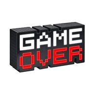 Paladone Lámpara Game Over Retro, plástico, blanco y negro