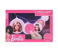 Paladone - Luces Decorativas Barbie MGS0000017648 para interior, 130 cm, con 20 pegatinas reutilizables, ideal como regalo para jóvenes y adultos, homenaje a la cultura pop Medium