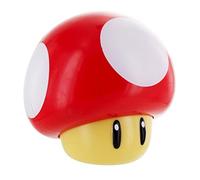 Paladone Lámpara infantil Nintendo Mushroom V2 – Hongo de Super Mario, oficial con sonido – 12 cm