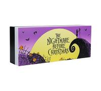 Paladone Luz Logo NBC - Lámpara Oficial Jack y Sally, Decoración para Halloween o Navidad, 30cm