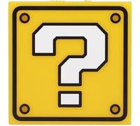 Paladone Luz nocturna Question Block Super Mario – oficial Nintendo, sensor automático y portátil