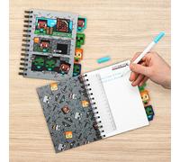 Paladone minecraft notebook juego de papelería para niños, planifica